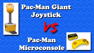 Giant Pac-Man Joystick vs Pac-Man Collection Microconsole