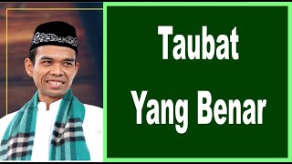 Tanya Jawab Ust. Abdul Somad  - Taubat Yang Benar | Dakwah Cyber