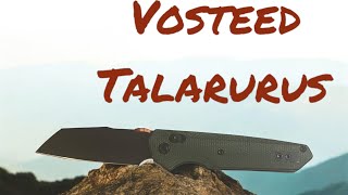 EDC Knife On A Prehistoric Level! The Vosteed Knives Talarurus