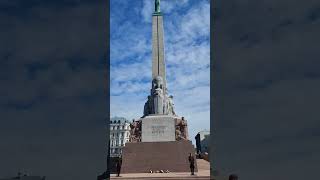 Riga's Freedom Monument 🇱🇻 #riga #latvia #history