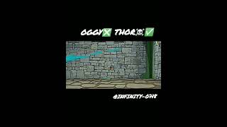 Oggy❌️ Thor✅️ #oggyandthecockroaches#trending #nostalgia#ytshorts#viralshort#shorts #comedy#cartoon