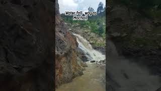 Waterfall on the Way to Machail mata #waterfall #heaven #mountains #machailyatra #paradise #viral