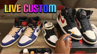 Let’s Do An Easy Jordan 1 Custom LIVE!