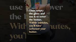 When Recipe Demands Soft Butter - Do this | Baking Hacks #ytshorts