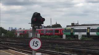 Trains at Clapham Junction