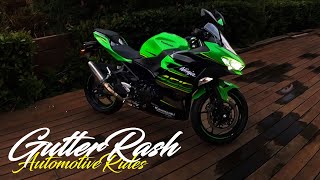 Chasing A Melbourne Sunset On My KRT Ninja 400 // RAW SOUND