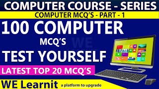 Computer के top 100 mcqs | computer mcq for competitive exams | Computer gk 100 questions | PART-1