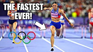 THE FASTEST EVER | SYDNEY MCLAUGHLIN-LEVRONE WORLD RECORD AT THE OLYMPICS