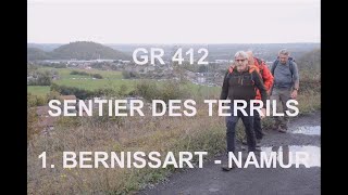 GR 412 : SENTIER DES TERRILS: 1. BERNISSART - NAMUR (191 km)