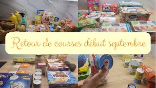 Retour de courses de début septembre : quelques bonnes promos !