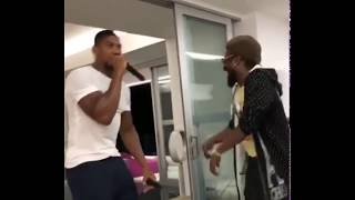 Anthony Joshua freestyle reggae rap in Jamaica! ReggaeRap