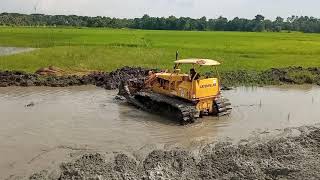 CATERPILLAR CAT | what are doing here ? pond digging | Caterpillar Boy