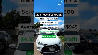 2016 Toyota Camry sold on the auction for 6500$ #toyotacamry #toyotacamry55 #camry #2016toyotacamry