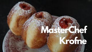 Krofne with Strawberry Jam and Cream Patisserie | MasterChef Australia