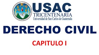 DERECHO CIVIL | 01 | DERECHO CIVIL EN GUATEMALA