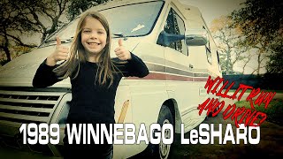 ANOTHER ABANDONED RV! Will this 1989 Winnebago LeSharo run and drive?