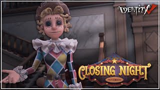 "Closing Night" Part 1 Playthrough (Hullabaloo Storyline) - Identity V