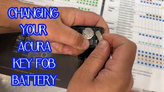 How To: Change Your Acura Key Fob Battery