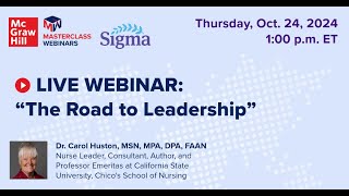 [WEBINAR] McGraw Hill Masterclass: Road to Leadership