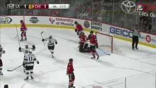 Anze Kopitar goal. Los Angeles Kings vs Chicago Blackhawks 11/2/2015