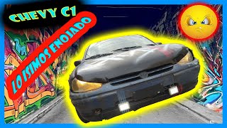 COMO HACER FRENTE AGRECIVO 😡😱en chevy//MODIFICANDO EL COFRE DE MI AUTO PSRTE 1//gil gomez