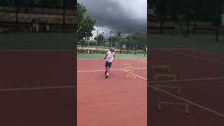 Tennis volley step drills 🎾