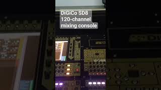 DiGiCo SD8 120-channel mixing console #Shorts #mixing #mixingconsole