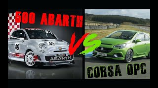 OPEL CORSA OPC ΕΝΑΝΤΙΟΝ FIAT 500 ABARTH #ΜΑΧΗΤΙΤΑΝΩΝ ΕΠ.7