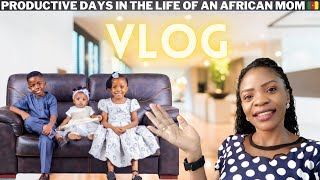 PRODUCTIVE days in the life of an African working MOM of 3 || Douala Cameroon 🇨🇲