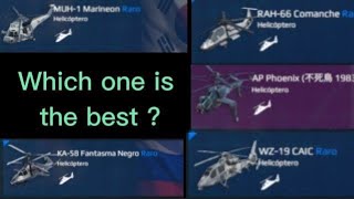 warships moden which is the best tier 3 helicopter? #modernwarships #helicopters