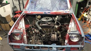 Part 2 Austin mini metro Classic car restoration worse than I though,  rebuild not mg / rover