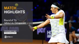 Porsche Tennis Grand Prix | 04/19/2023 | Match Highlights | Jabeur vs. Ostapenko