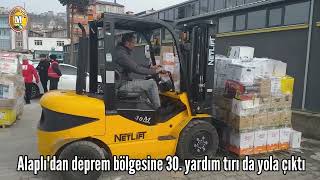 Ⓜ️-- ALAPLI'DAN 30. YARDIM TIRI DA YOLA ÇIKTI