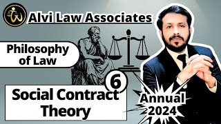 Social Contact theory | Annual 2024 | PHILOSOPHY OF LAW | LLB Part 1 | Lecture 6