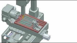 Siemens NX, ISV модель станка