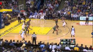 bucks @ warriors 1st half 3-20-14