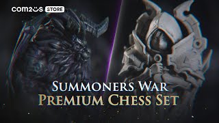 Battle Between Light and Darkness on a Chessboard I Summoners War Premium Chess Set Release