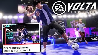 My First REACTION To The NEW FIFA 20 TRAILER! (Volta Mode)