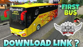 Shyamoli BRTC Bus Skin || For 1st bus || BD new bus skin || Bus Simulator Indonesia