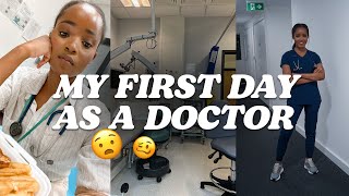 My First day FINALLY working as a doctor (FY1) in the U.K. - ADITL