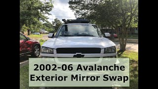 "How To": 2002 - 2006 Chevrolet Avalanche Exterior Mirror Swap