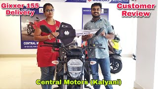 Taking Delivery of Gixxer 155 || Customer Review || Central Motors Kalyani