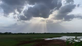 4K UHD | Beautiful Dark Clouds at Sunset - Free Stock Footage