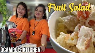 Christmas Special Fruit Salad - Ocampo's Kitchen