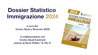 VIDEO Dossier statistico immigrazione 2024