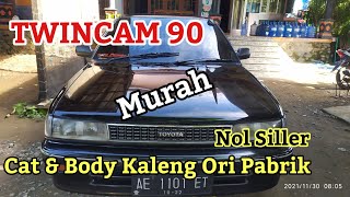 REVIEW TOYOTA TWINCAM 90 CC 1.3 BODY KALENG CAT ORI PABRIK