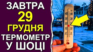 ПОГОДА НА ЗАВТРА: 29 ДЕКАБРЯ 2023 | Точная погода на день в Украине