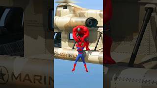 HULK BROTHERS SAVING FALLING SPIDER-MAN (GTA V SHORTS) | #Hulk | #GTA5 | #Shorts