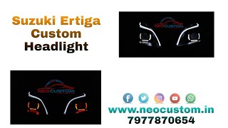 Ertiga Demon Headlight |Maruti Suzuki Ertiga Projector Headlight by @NeoCustom