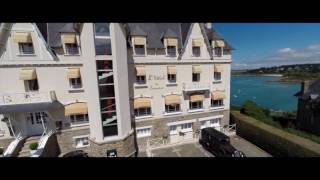 L' Hôtel de Carantec, restaurant Patrick Jeffroy filmé par un drône